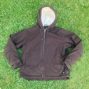 Ridgecut Toughwear Damen Sherpa gefütterte Ente Kapuzenjacke braun XL Arbeit Bauernhof - Bild 1 von 5