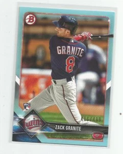 Bowman Zack Granite 2018 azul cielo 486/499 - Imagen 1 de 1