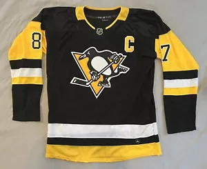 Sidney Crosby Jersey Adidas Pittsburgh Penguins Climalite NHL Size 56 - Picture 1 of 14