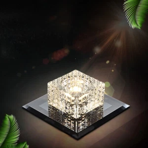 Lámpara de techo LED de cristal lámpara de vidrio templado decoración moderna vestíbulo - Imagen 1 de 26