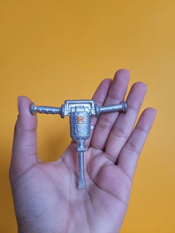Bob the Builder jackhammer rare toy accessory 3" metal Cover