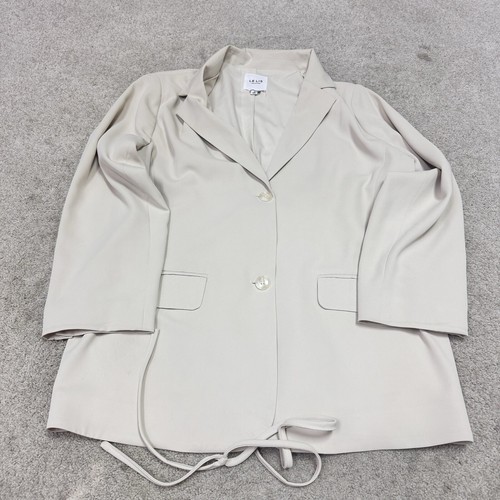 VETEMENTS Le Lis Giacca Donna Beige Manica Lunga Taglia Media