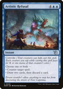 Magic the Gathering (mtg): MOM: Artistic Refusal  (x 4) - Picture 1 of 1