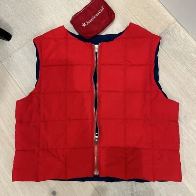 American Girl Vest With Wallet Sz 10 - Image 1 of 4