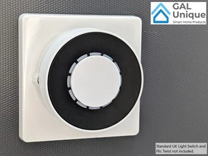 UK Light Switch Converter for Flic Twist Smart Switch - Adapter Cover White - Picture 1 of 8