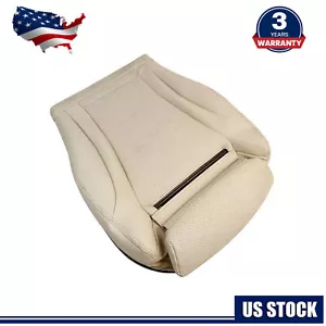 2015-2021 Fits For Mercedes Benz C300 Driver Bottom Leather Seat Cover Tan - Picture 1 of 9