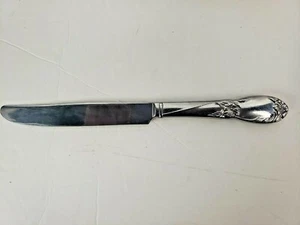 Cuchillo de mantequilla de acero inoxidable Reed & Barton LA BELLA 18/10 cubiertos brillantes - Imagen 1 de 5