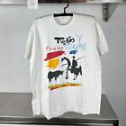 Vintage 90s Pablo Picasso Toros Y Toreros Art White XL t-shirt