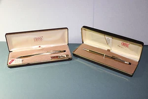 Quality Cross 10K gold-filled pen and pencil combination w/ their org. boxes - Picture 1 of 4