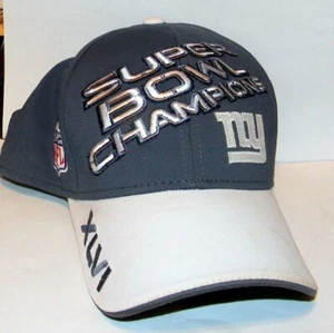 NY Giants 2012 Super Bowl Champions Reebok Hat - Preowned Never Worn - Picture 1 of 5
