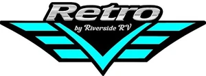4x RV Graphics Riverside RV Retro OEM Aqua Restore Update Travel Trailer - Bild 1 von 1