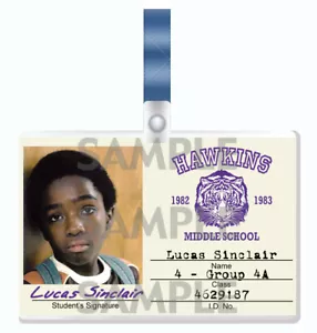 STRANGER THINGS Lewis Sinclair cosplay I.D. Badge - Picture 1 of 2
