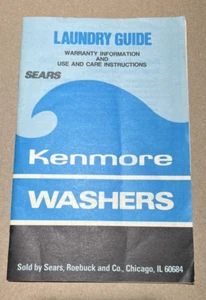 Vintage Sears Wäscheführer für Kenmore Waschmaschinen - Bild 1 von 5