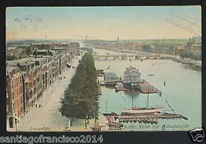 NETHERLANDS 72.-Amsterdam, Buiten. Amstel met Veesperzijde - Picture 1 of 2