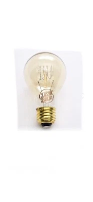 ⚡️(2) Classic Bulb Light C60A19QL22K Victorian 60W Quad Loop Filament Amber - Image 1 of 3