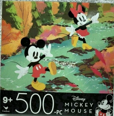 Rompecabezas Disney Mickey Mouse y Minnie Mouse 500 piezas edades 9+ Foto 1 de 2