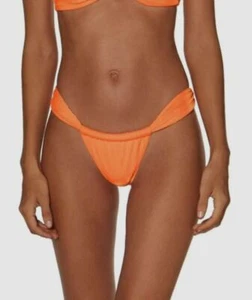 $98 Vix Paula Hermanny Women Orange Firenze Tanga Bikini Bottom Swimwear Size XS - Picture 1 of 1