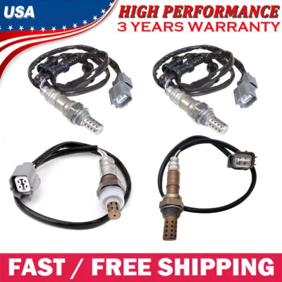 Sensor de oxígeno ascendente y descendente de 4 piezas para Acura NSX 2000 2001 2002 2003 2004 2005 3,2 L Foto 1 de 4