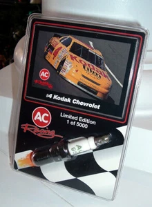 RARO AC Racing 95 Sterling Marlin #4 Kodak Película Chevy Bujía y Tarjeta COMO NUEVO - Imagen 1 de 1