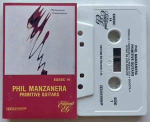 PHIL MANZANERA - PRIMITIVE GUITARS (EG EGEDC14) 1982 USA CASSETTE ROXY MUSIC ENO - Picture 1 of 3