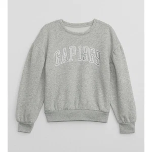GAP Kids Girls Relaxed Graphic Sweatshirt | GAP 1969 | Grey | Size Xl (12) - Picture 1 of 8