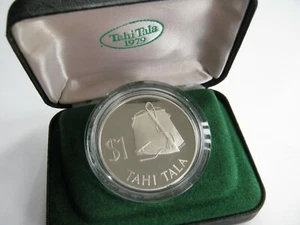 Tokelau 1979 Silver Proof Dollar cased  - Picture 1 of 3