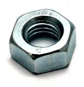 5 x M24 3.0 zinc plated steel grade 8 high tensile hexagon metric full nuts - Picture 1 of 1