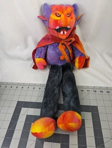 Stuffins Teufel Monster Plüschpuppe 21 Zoll orange lila Stofftier Spielzeug - Bild 1 von 9