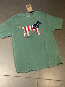 Blue 84 Kids American Flag Dog Kids T Shirt Size Large - Picture 1 of 4