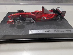 Mattel Hot Wheels 1/43 Ferrari F1-2003-GA Michael Schumacher DAMAGED - Picture 1 of 4