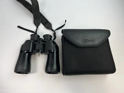 Nikon Action 10x50 6.5° Binoculars w/ Case Black - Image 1 of 4