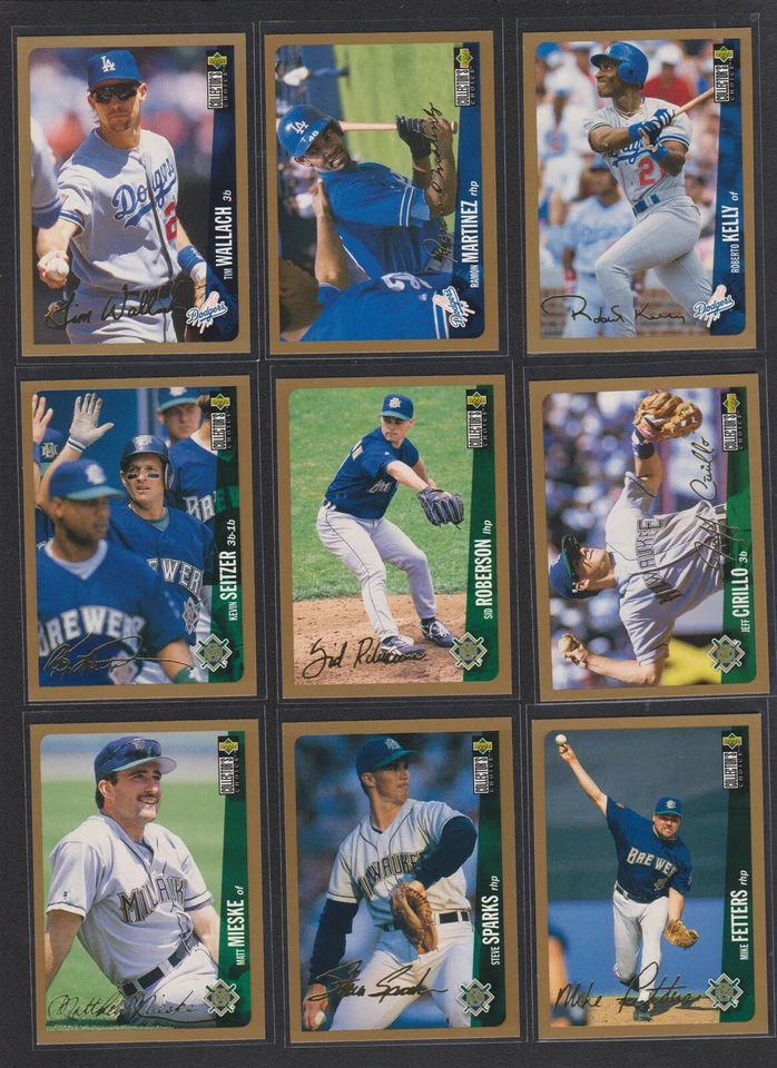 1996 COLLECTOR'S CHOICE GOLD SIGNATURE #184 ROBERTO KELLY DODGERS SP 1:36 ODDS - Image 1 of 1