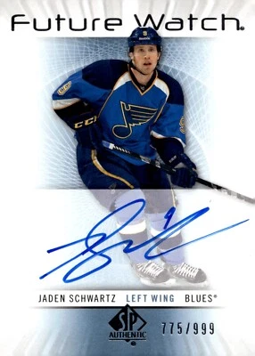 Jaden Schwartz - 2012-13 SP Authentic Future Watch Auto /999 Rookie Card #232 - Image 1 of 2