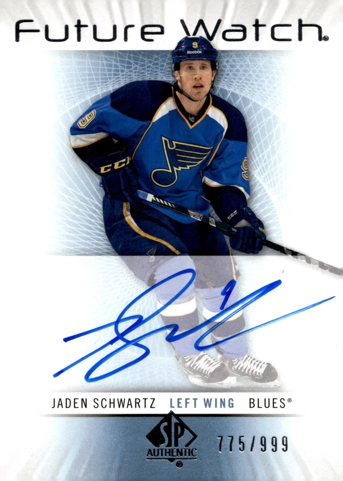 Jaden Schwartz - 2012-13 SP Authentic Future Watch Auto /999 Rookie Card #232 - Image 1 of 2