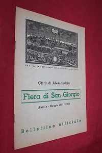 Rivista Mensile ALEXANDRIA - Alessandria 1939 FIERA DI SAN GIORGIO - Foto 1 di 1