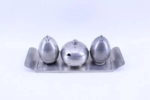 Juego de mesa de peltre danés Just Anderson raro - un juego de 4 piezas - Imagen 1 de 15