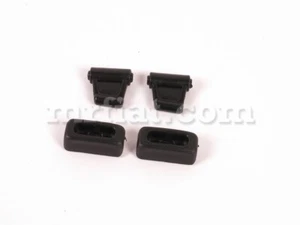 Juego de clips para visera de sol negro Mercedes R107 W107 nuevo - Imagen 1 de 1