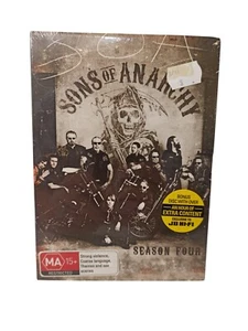 Sons Of Anarchy Season 4 DVD Action Crime OMCG Motorcycle Gangster R4 Brand New - Picture 1 of 12