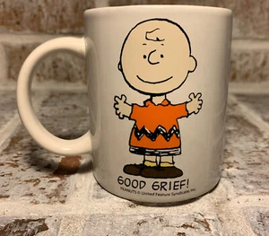 Peanuts Charlie Brown Good Grief Kaffeebecher Tasse United Features Syndicate - Bild 1 von 5