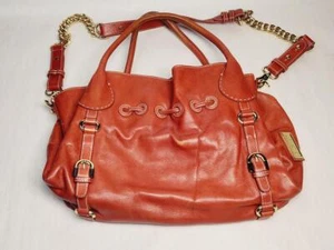 Badgley Mischka Leather/Brass Bag/Purse - Brown - Picture 1 of 13