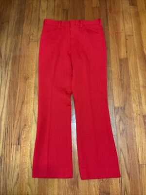 Pantalones McGregor De Colección Años 60 70 Para Hombres 32 30 Poliéster Nylon Pierna Acampanada MCM NOS NUEVOS Foto 1 de 4