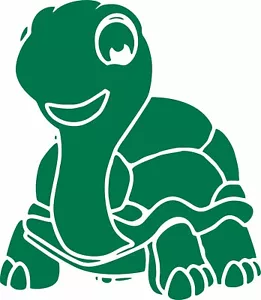 Baby Turtle Ocean Sea Pet Car Truck Window Graphic Vinyl Decal Sticker - Picture 1 of 2