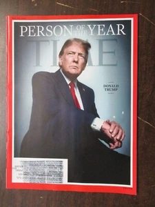 TIME MAGAZINE DECEMBER 30, 2024 PRESIDENT ELECT DONALD TRUMP PERSON OF THE YEAR - Picture 1 of 2