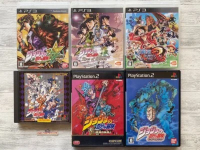 SONY PS 1 2 3 JoJo's Bizarre Adventure series & One Piece Unlimited World set - Image 1 of 4