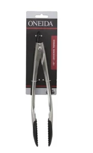 Oneida 10” Locking Tongs-Lifetime-7482-Have Soft-Touch Grips For Comfort - Picture 1 of 4