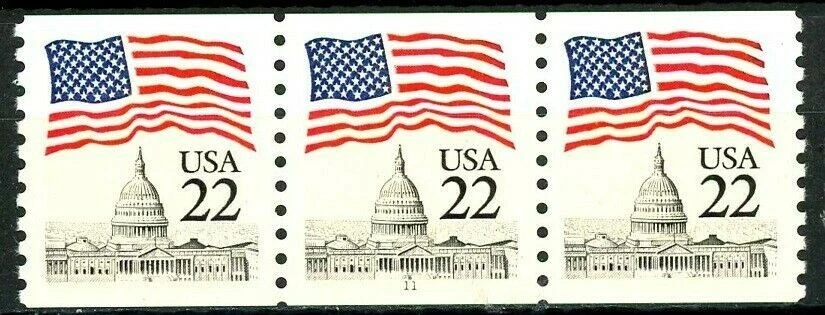 Scott#: 2115 - Flag over Capitol PNC3 with random Plate Number MNH OG - Image 1 of 1