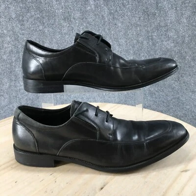 Kenneth Cole Zapatos Para Hombres 13 M Stay Put Oxford Vestido Con Cordones 2015 Cuero Negro Foto 1 de 4