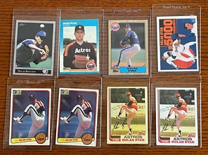 Nolan Ryan vintage card lot 2 Topps 1982, 2 Donruss 1983, Topps 1987 and more - Picture 1 of 2