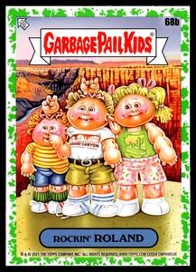 2023 Garbage Pail Kids Go On Vacation Booger Green #68B ROCKIN' Roland