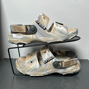Crocs Classic All-Terrain Marbled Sandals Clogs Unisex Womens Size US 7 Strap - Picture 1 of 8